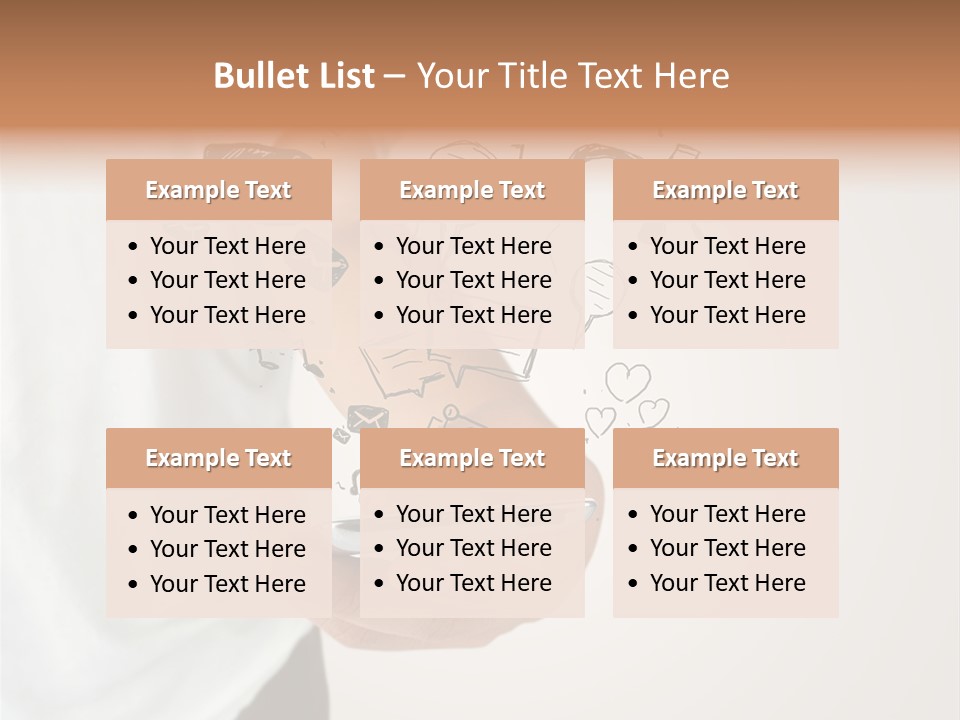 A Person Holding A Cell Phone In Their Hand PowerPoint Template