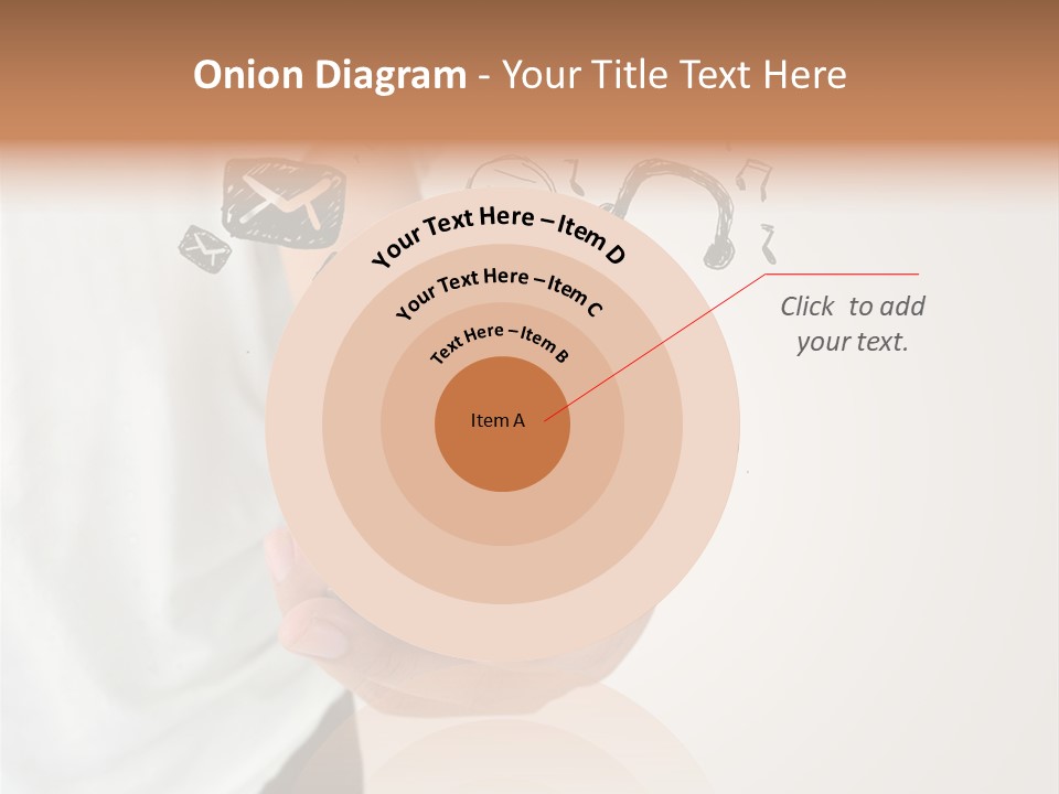 A Person Holding A Cell Phone In Their Hand PowerPoint Template