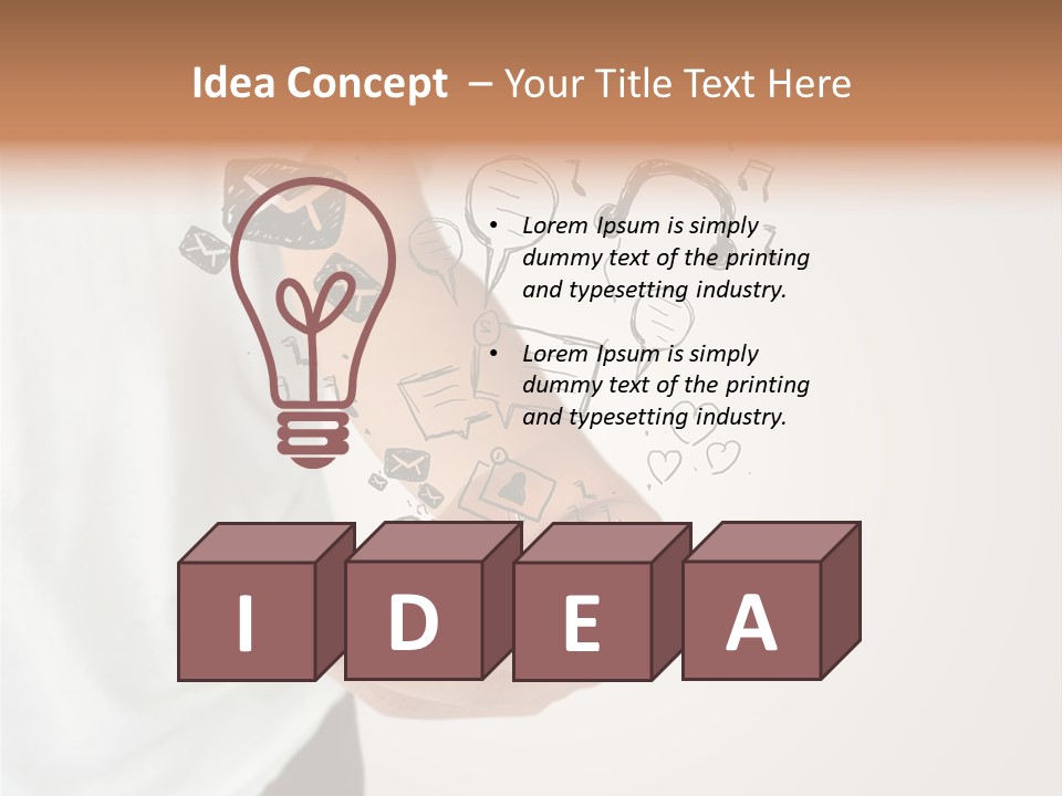 A Person Holding A Cell Phone In Their Hand PowerPoint Template