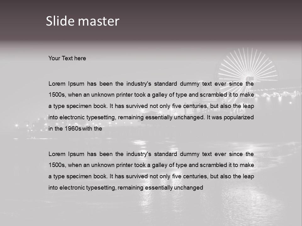 Automobile High Blur PowerPoint Template