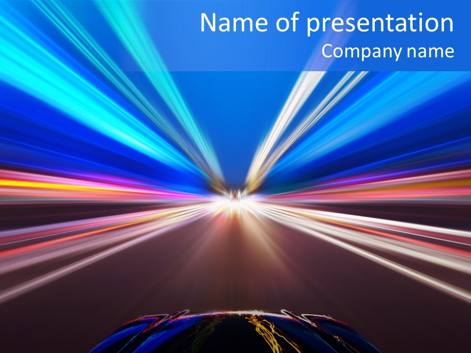 Automobile High Blur PowerPoint Template