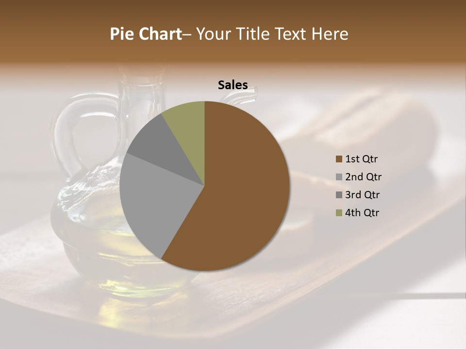 Olive Oil Carbohydrates Salad Dressing PowerPoint Template