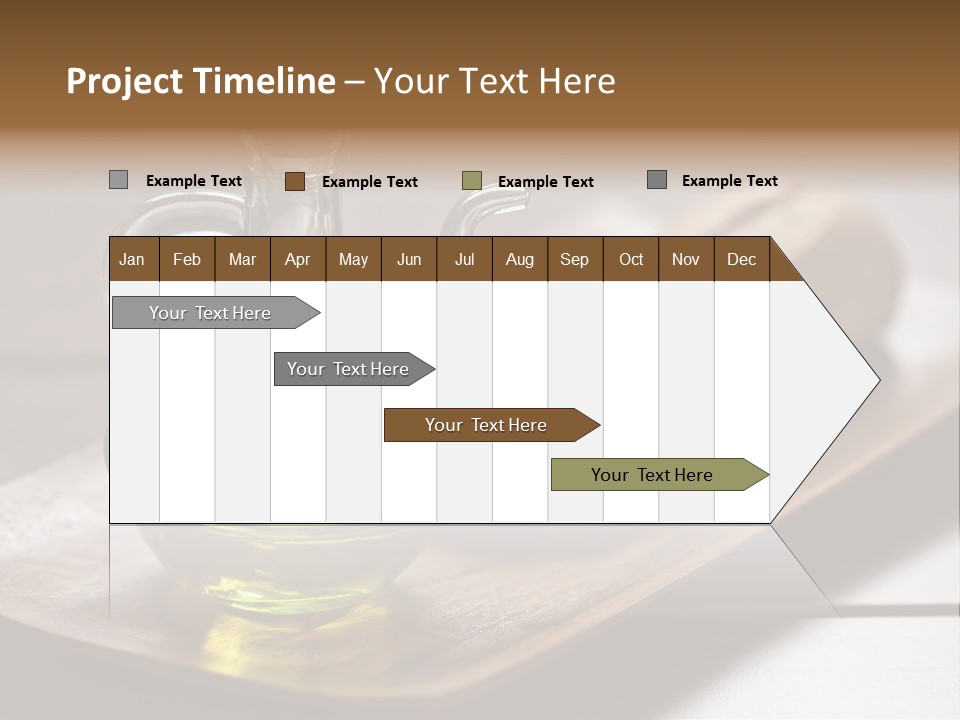 Olive Oil Carbohydrates Salad Dressing PowerPoint Template