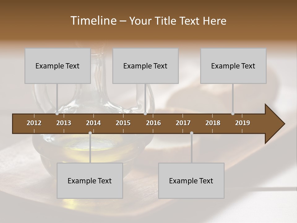 Olive Oil Carbohydrates Salad Dressing PowerPoint Template