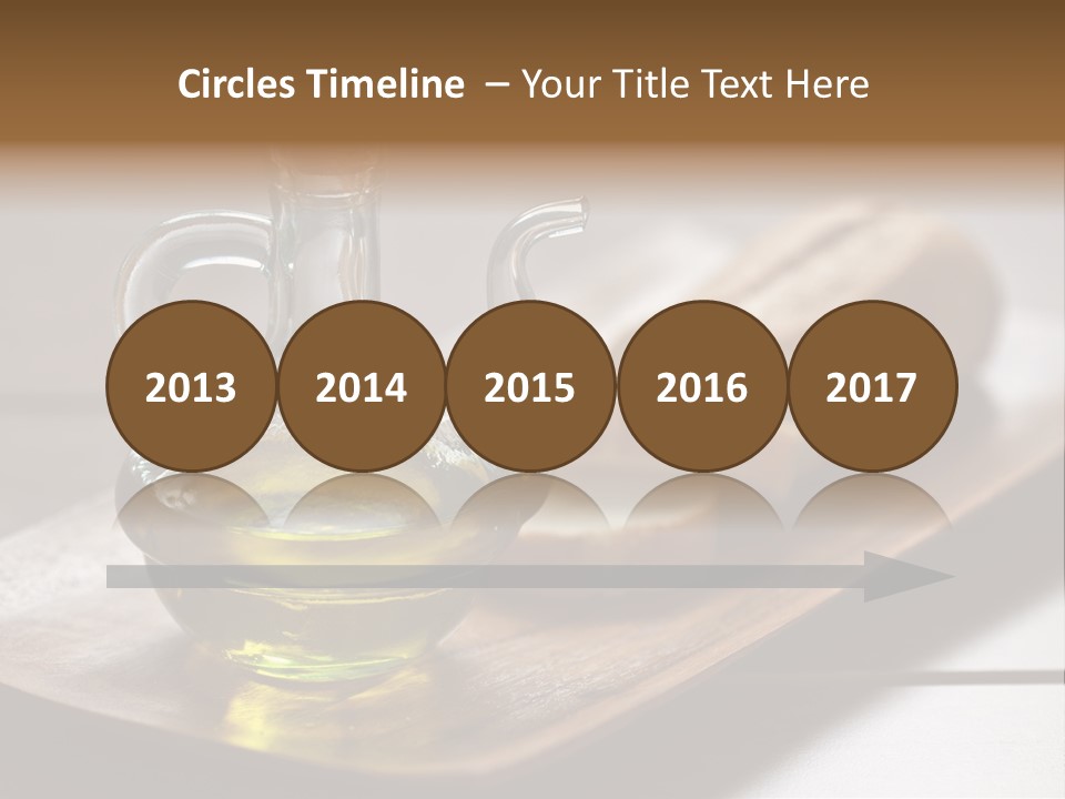 Olive Oil Carbohydrates Salad Dressing PowerPoint Template