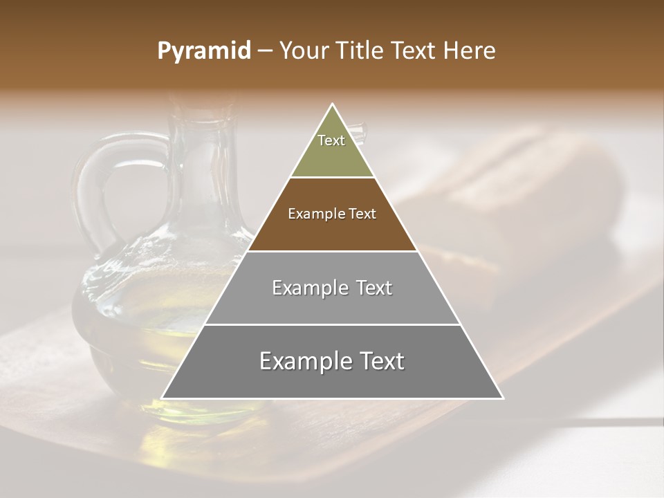 Olive Oil Carbohydrates Salad Dressing PowerPoint Template