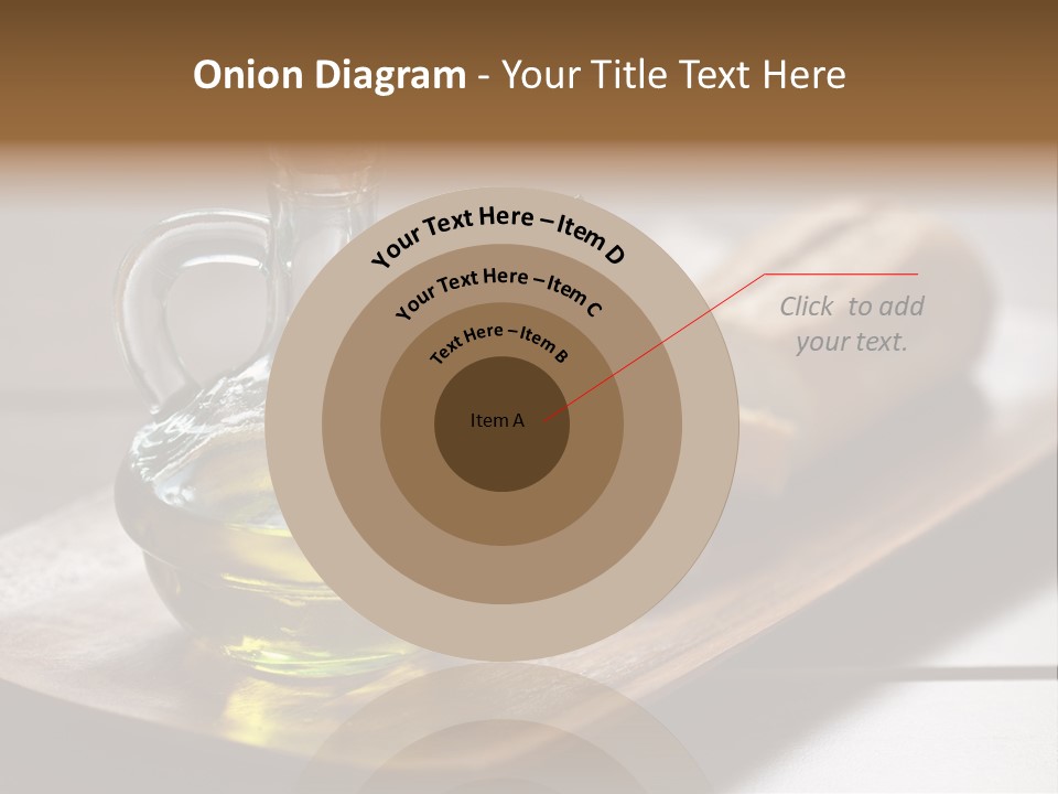 Olive Oil Carbohydrates Salad Dressing PowerPoint Template