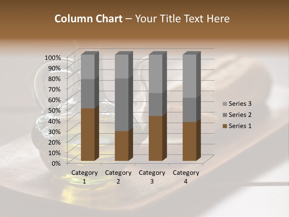 Olive Oil Carbohydrates Salad Dressing PowerPoint Template