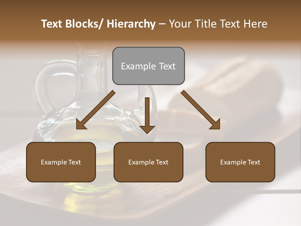 Olive Oil Carbohydrates Salad Dressing PowerPoint Template
