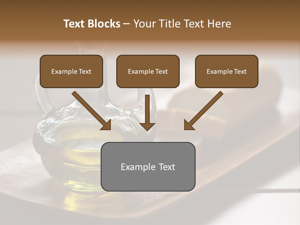 Olive Oil Carbohydrates Salad Dressing PowerPoint Template