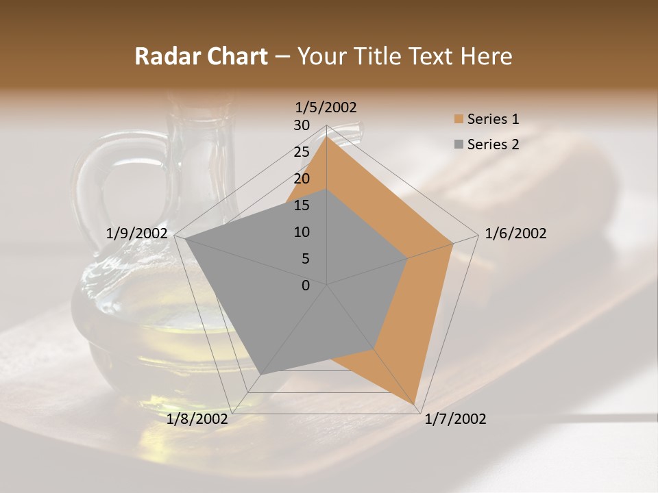 Olive Oil Carbohydrates Salad Dressing PowerPoint Template