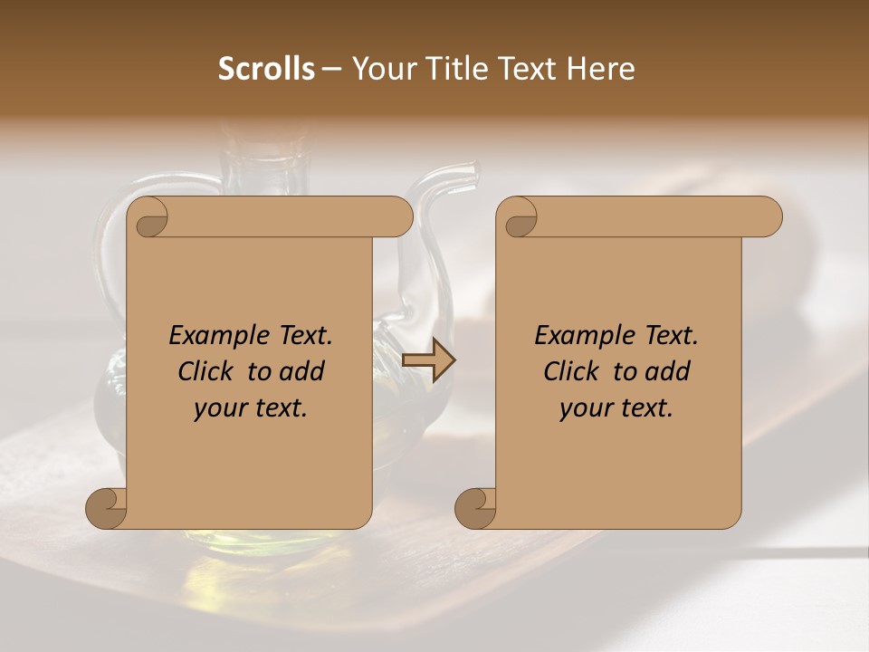 Olive Oil Carbohydrates Salad Dressing PowerPoint Template