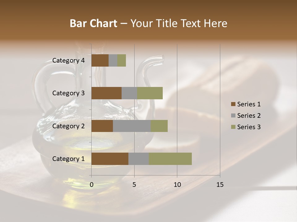 Olive Oil Carbohydrates Salad Dressing PowerPoint Template