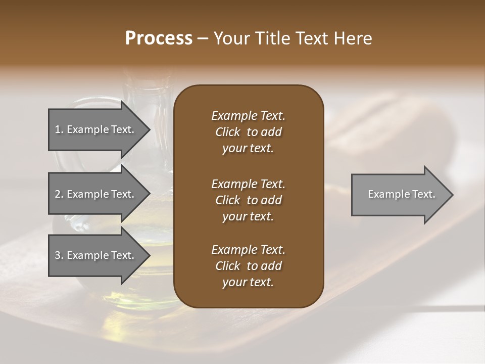 Olive Oil Carbohydrates Salad Dressing PowerPoint Template