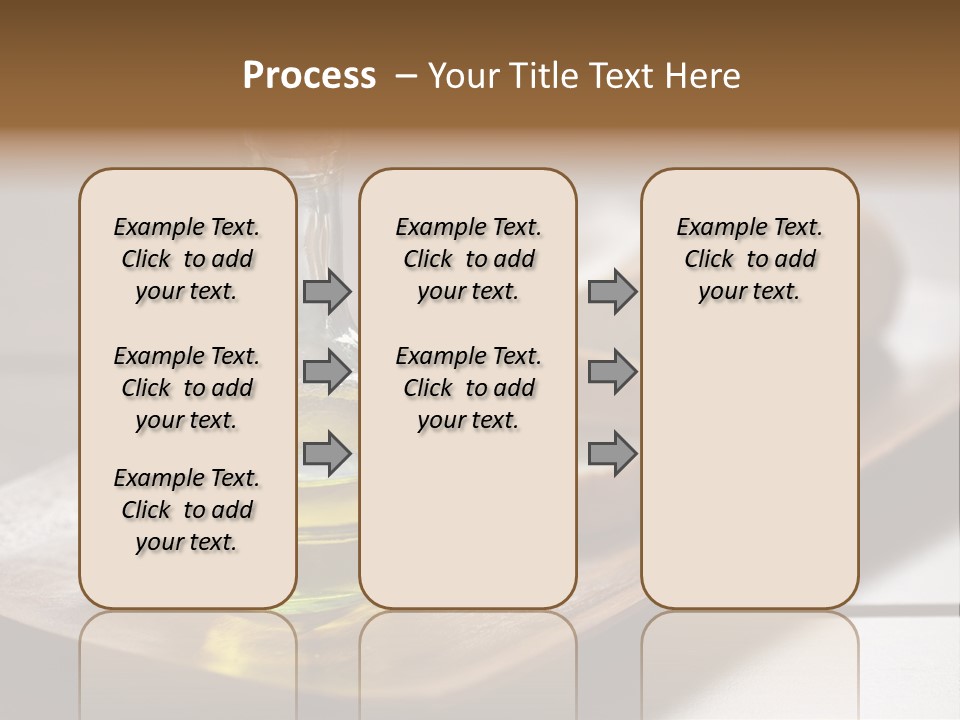 Olive Oil Carbohydrates Salad Dressing PowerPoint Template