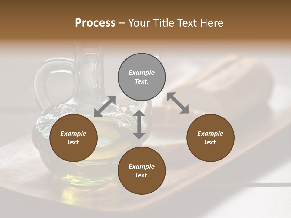 Olive Oil Carbohydrates Salad Dressing PowerPoint Template