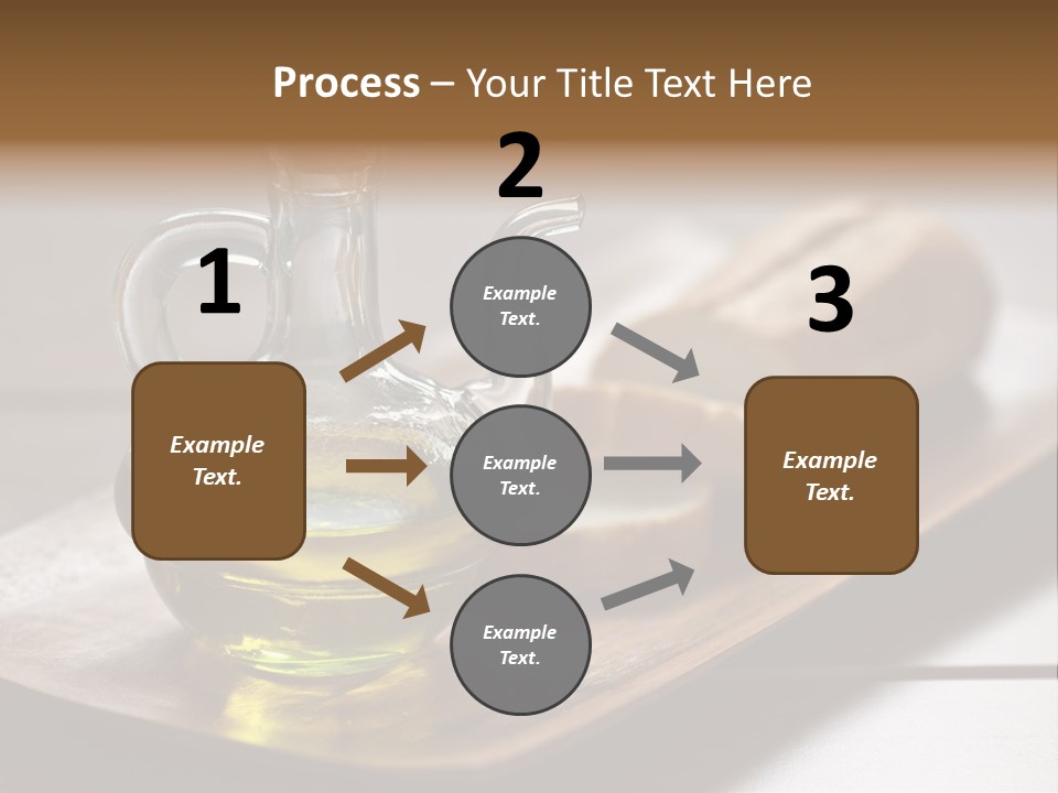 Olive Oil Carbohydrates Salad Dressing PowerPoint Template