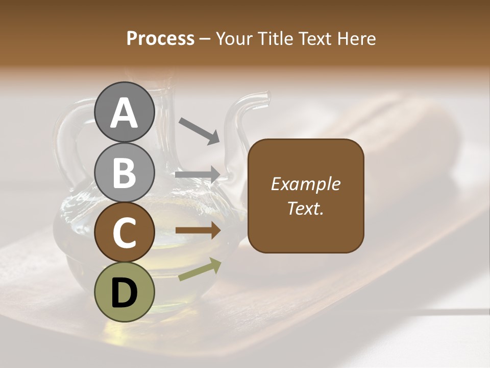 Olive Oil Carbohydrates Salad Dressing PowerPoint Template