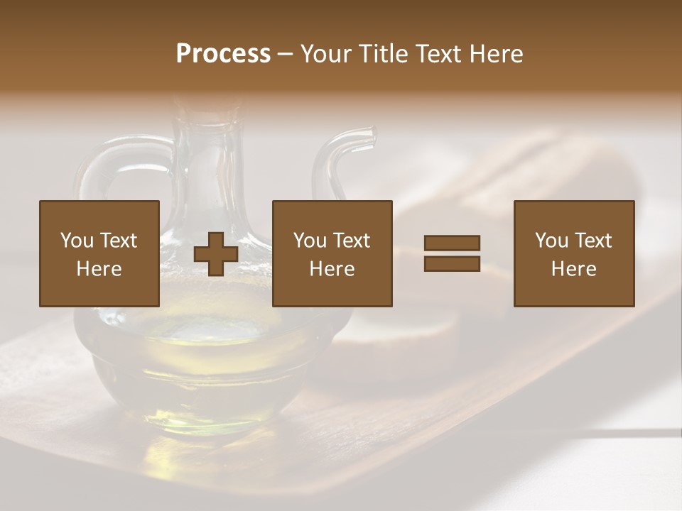 Olive Oil Carbohydrates Salad Dressing PowerPoint Template