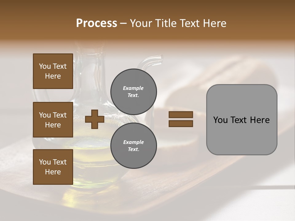 Olive Oil Carbohydrates Salad Dressing PowerPoint Template