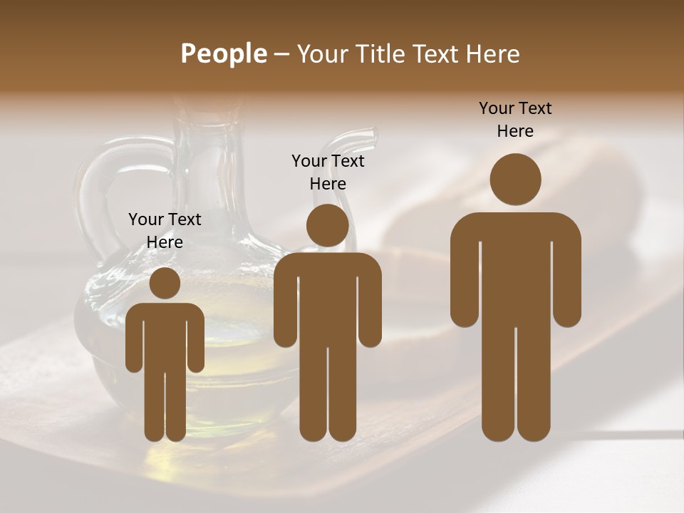 Olive Oil Carbohydrates Salad Dressing PowerPoint Template