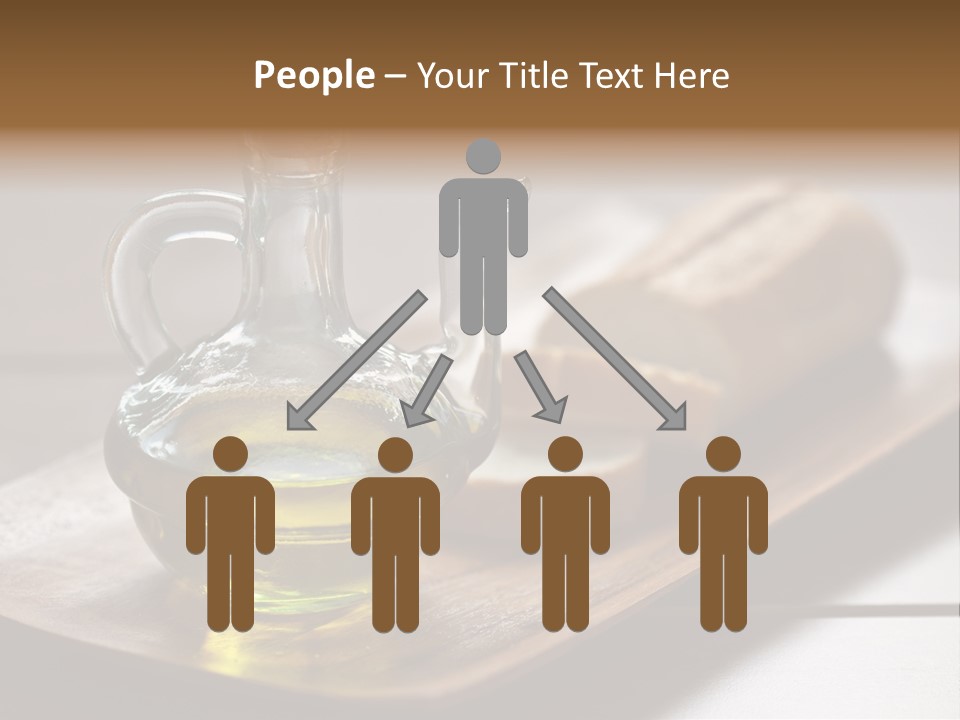 Olive Oil Carbohydrates Salad Dressing PowerPoint Template