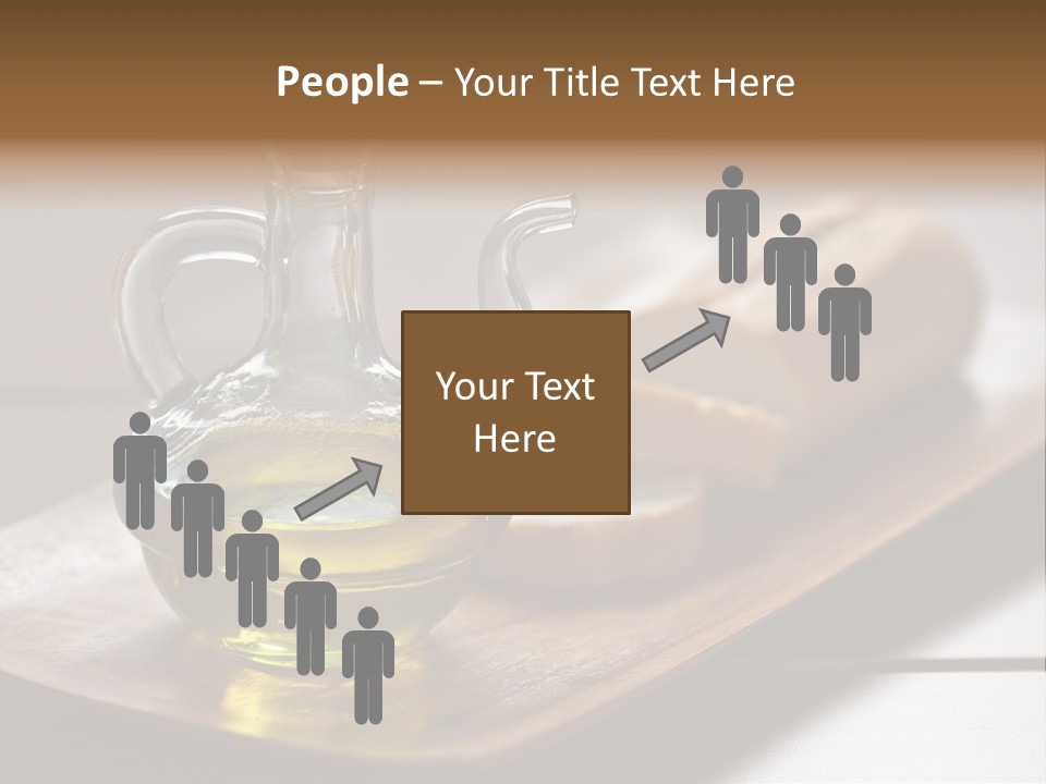 Olive Oil Carbohydrates Salad Dressing PowerPoint Template