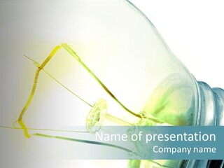 Tungsten Shine Edison PowerPoint Template