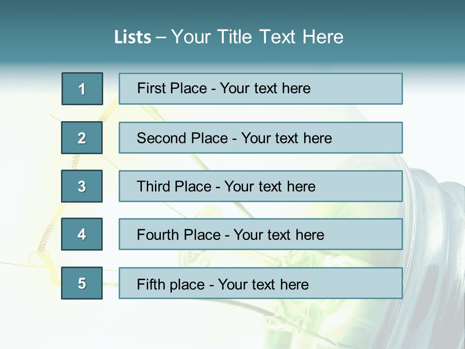 Tungsten Shine Edison PowerPoint Template