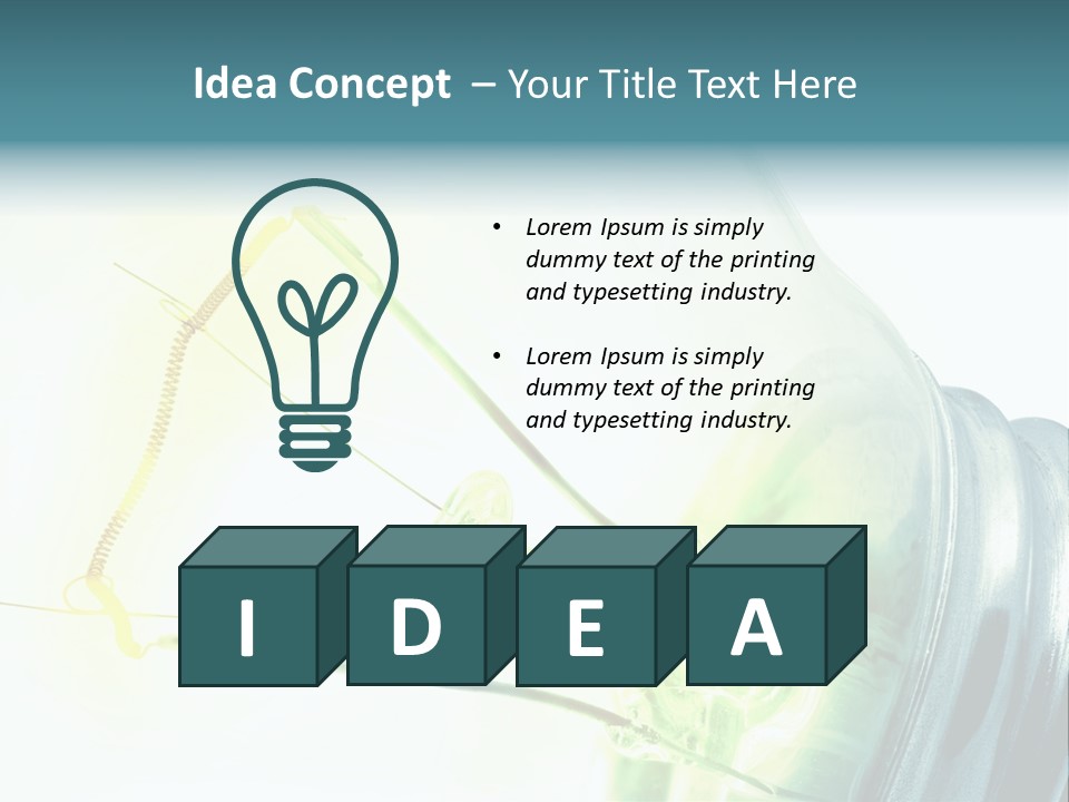 Tungsten Shine Edison PowerPoint Template