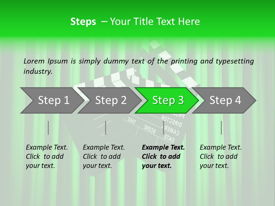 Camera Cinematography Background PowerPoint Template