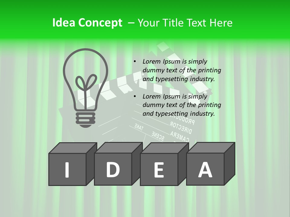 Camera Cinematography Background PowerPoint Template