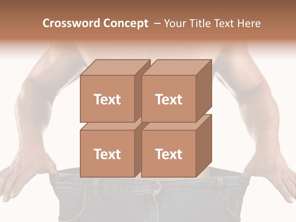 Human Big Thin PowerPoint Template