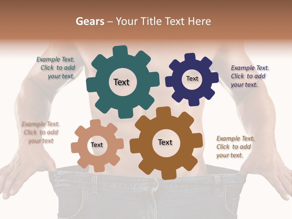 Human Big Thin PowerPoint Template