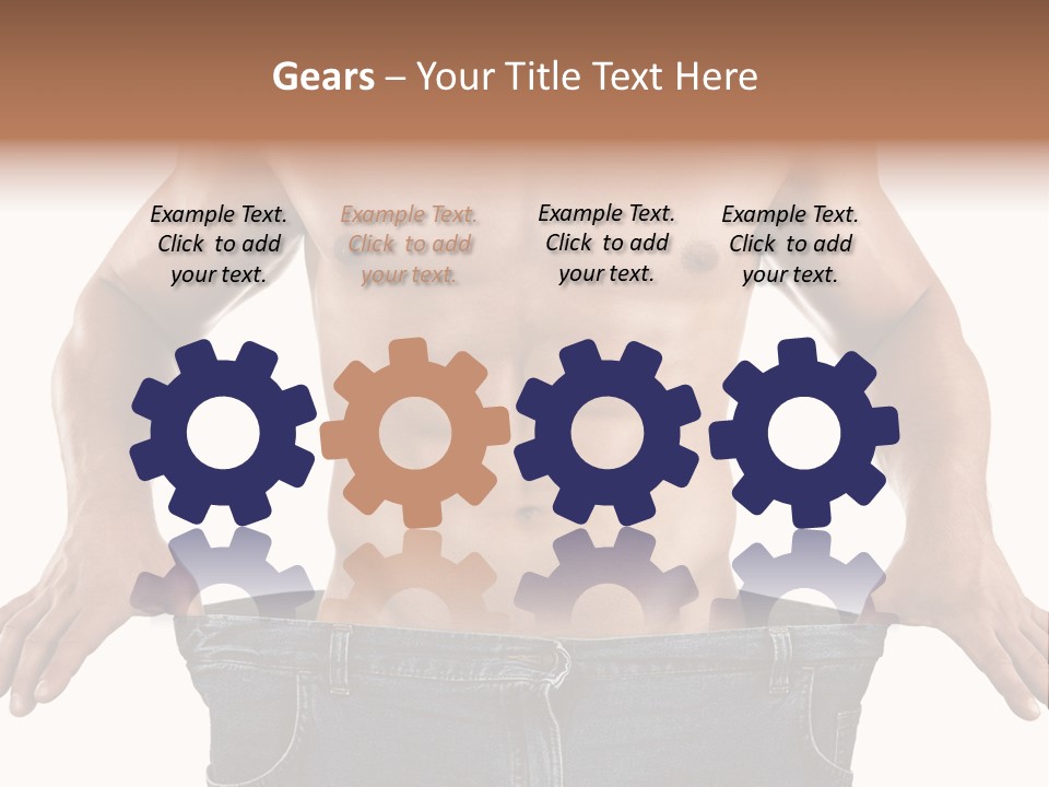 Human Big Thin PowerPoint Template