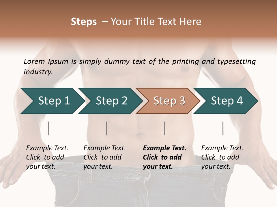 Human Big Thin PowerPoint Template