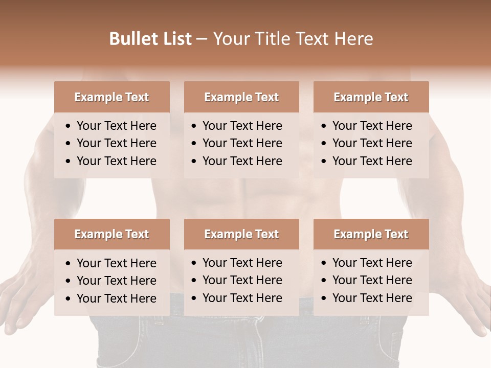 Human Big Thin PowerPoint Template