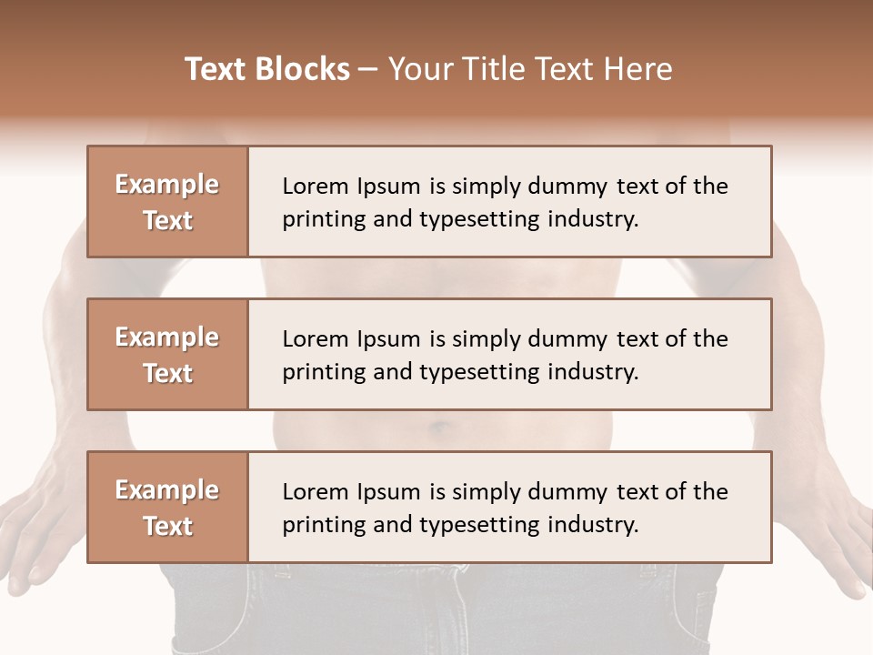 Human Big Thin PowerPoint Template