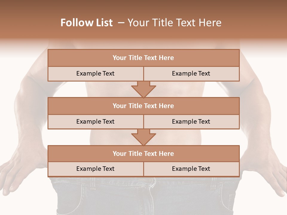 Human Big Thin PowerPoint Template