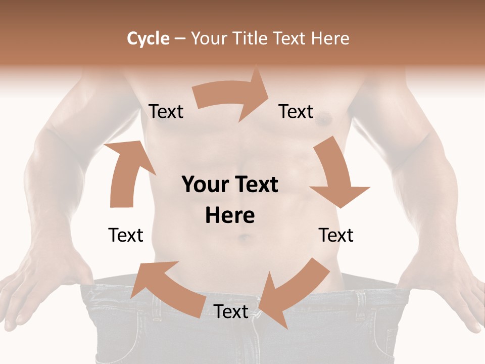 Human Big Thin PowerPoint Template
