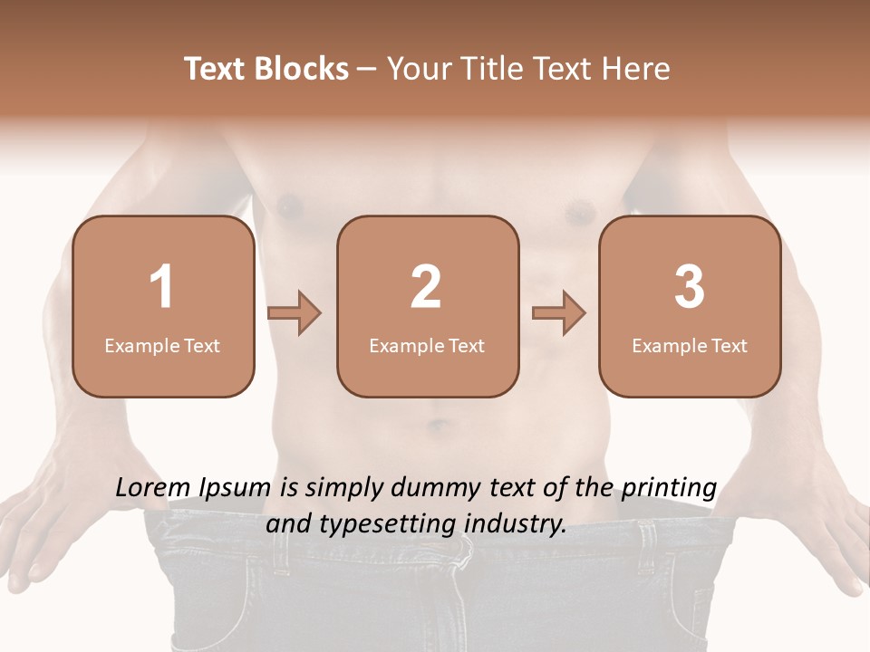Human Big Thin PowerPoint Template