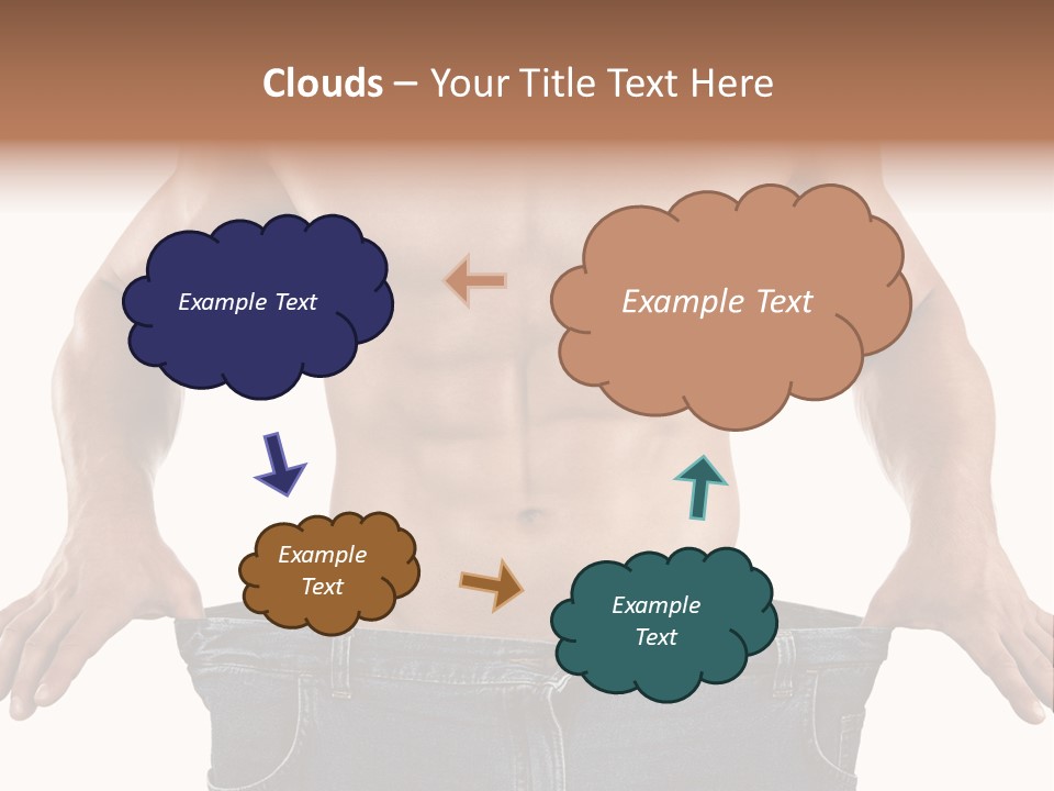 Human Big Thin PowerPoint Template