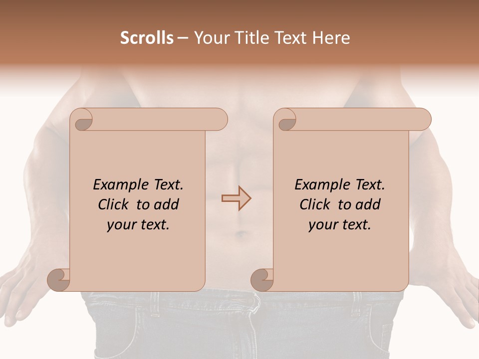 Human Big Thin PowerPoint Template