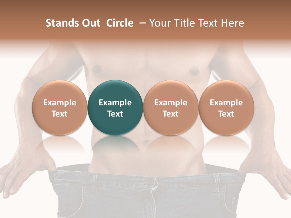 Human Big Thin PowerPoint Template