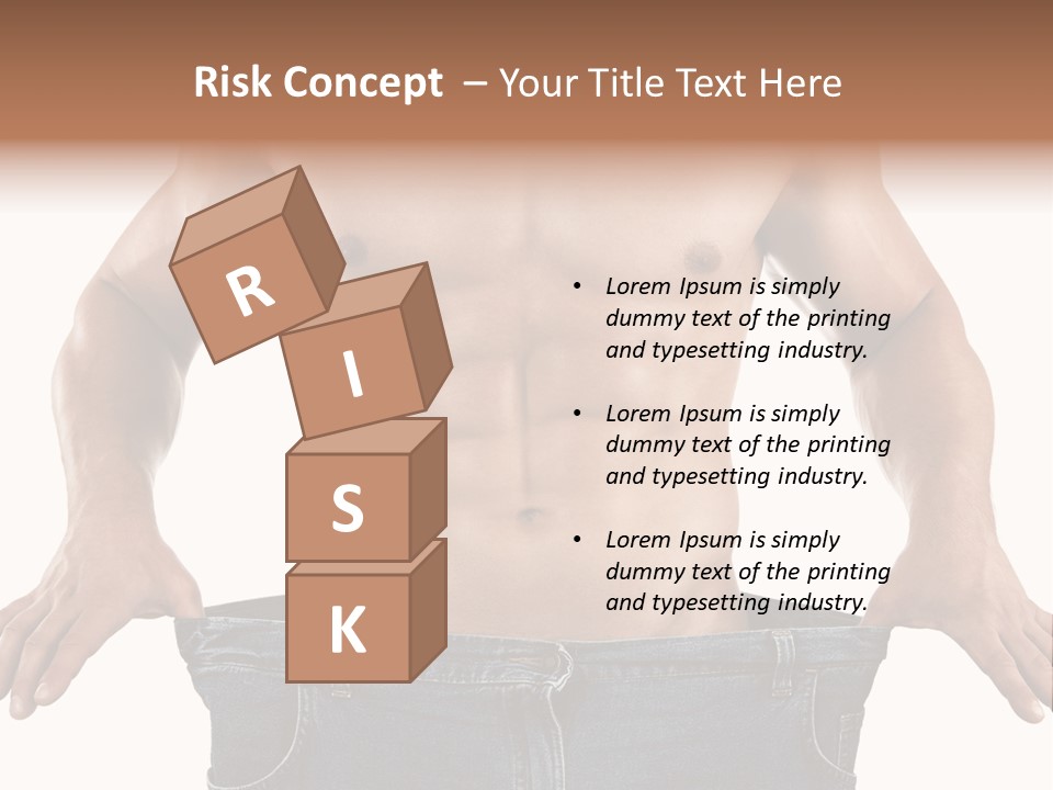 Human Big Thin PowerPoint Template