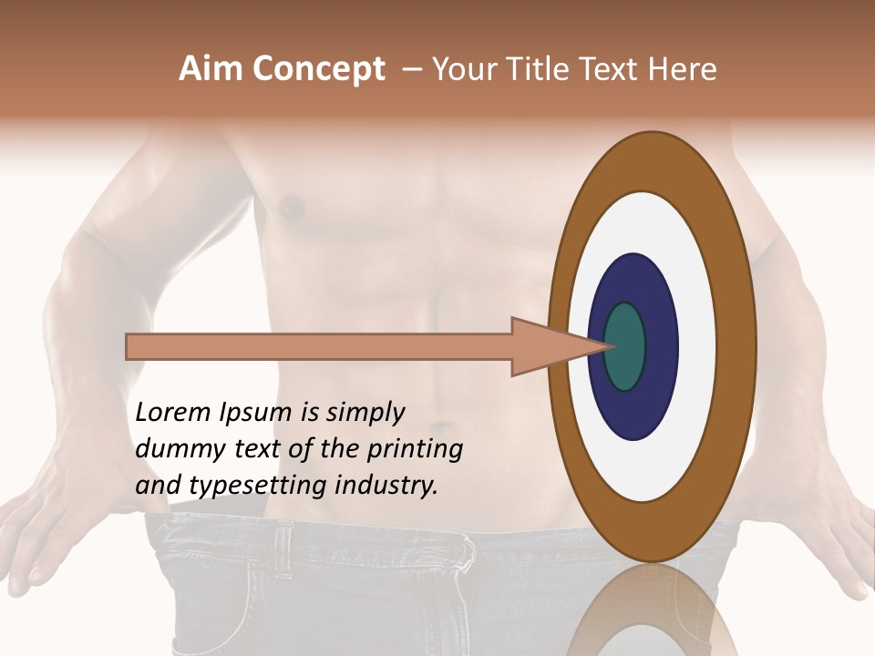 Human Big Thin PowerPoint Template