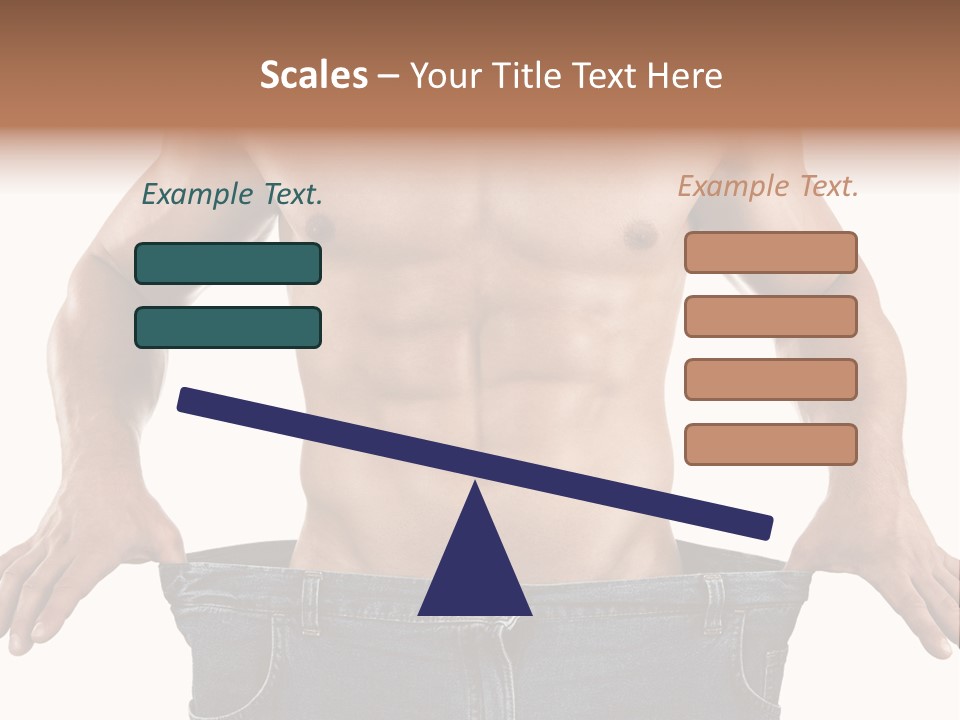 Human Big Thin PowerPoint Template