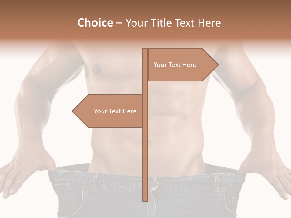 Human Big Thin PowerPoint Template