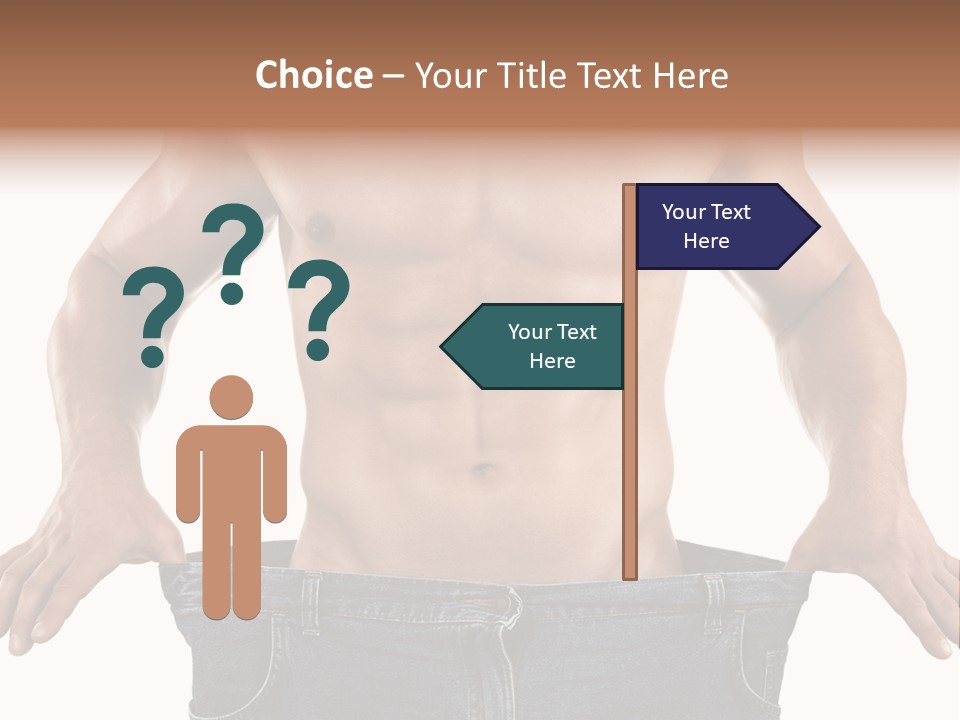 Human Big Thin PowerPoint Template