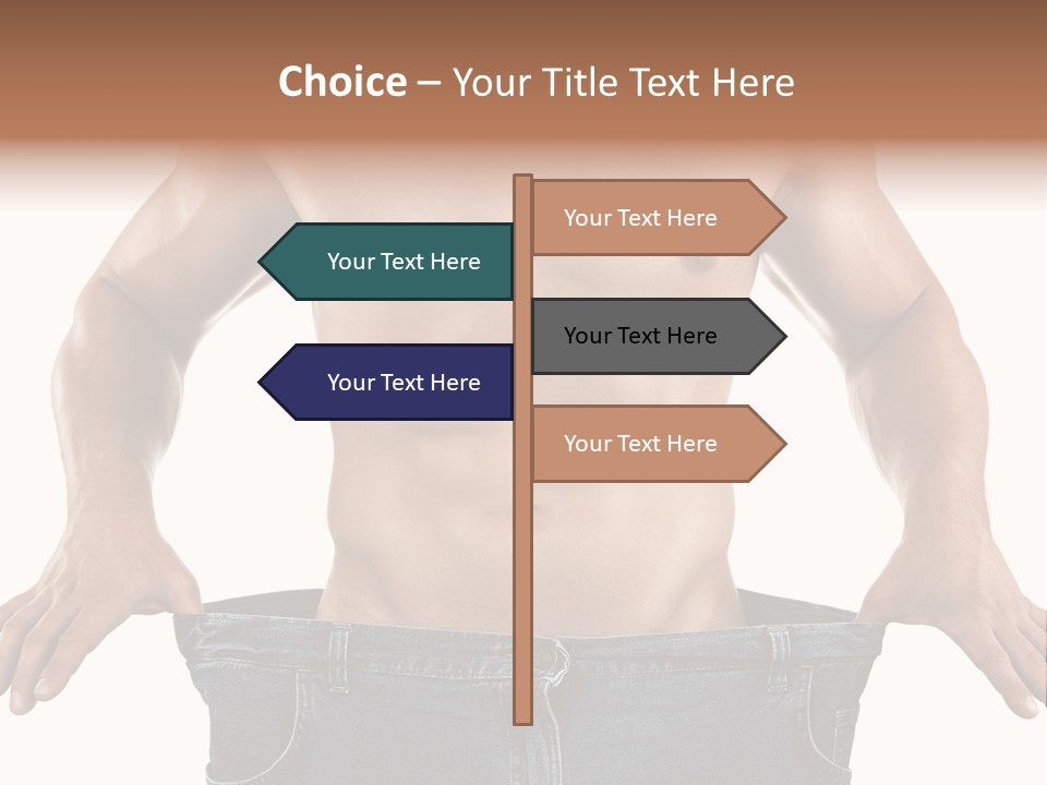 Human Big Thin PowerPoint Template